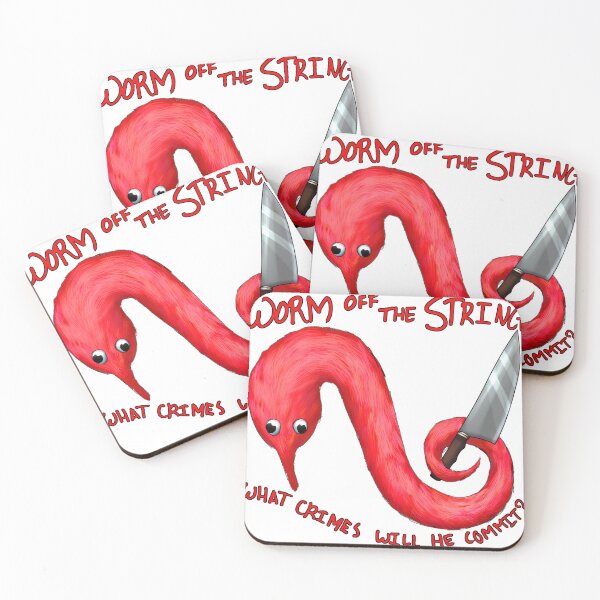 Item preview, Worm Crimes (Red) designed and sold by StellarDraconic.