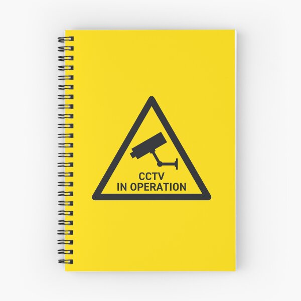 Item preview, CCTV In Operation Surveillance Safety Warning Sign Triangle With Text designed and sold by VoodooCircus.