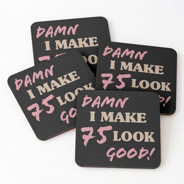 Item preview, Sarcastic 75th Birthday Attitude designed and sold by thepixelgarden.