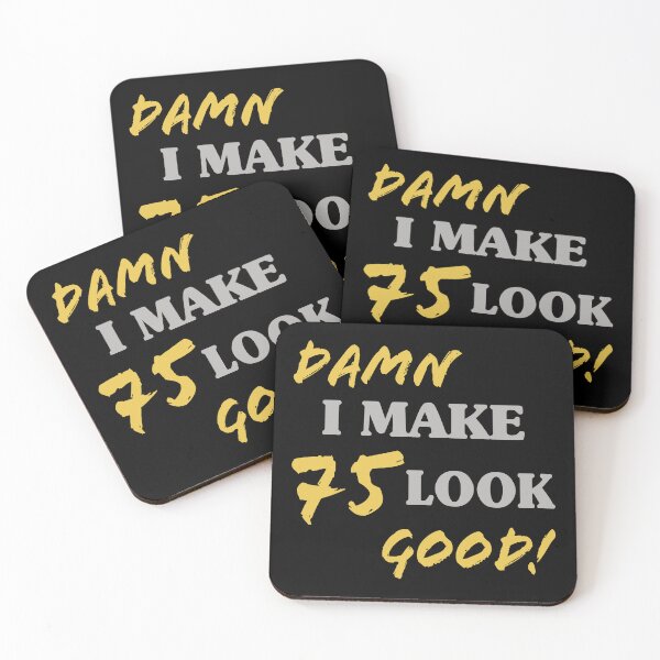 Item preview, Sarcastic 75th Birthday Attitude designed and sold by thepixelgarden.