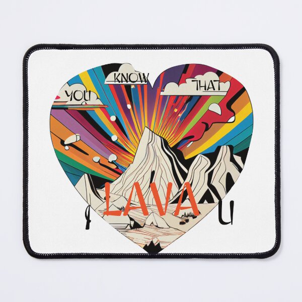 Item preview, Valentine's Day | Love | Volcano | I love you | I lava you | love expression designed and sold by ArtPowTech.