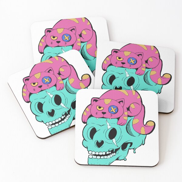 Item preview, Skull and Cat designed and sold by ngness.