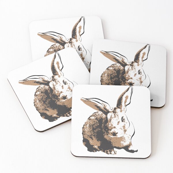 Item preview, Alert Rabbit - Stencil  designed and sold by Littleviews.