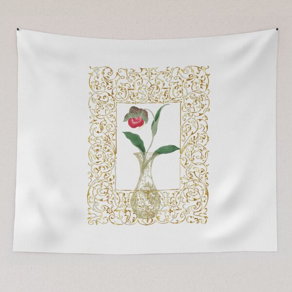 Item preview, Japanese February Flower designed and sold by VintageArtByIda.