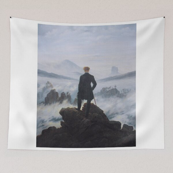 Item preview, Wanderer Above the Sea designed and sold by Mengarda.