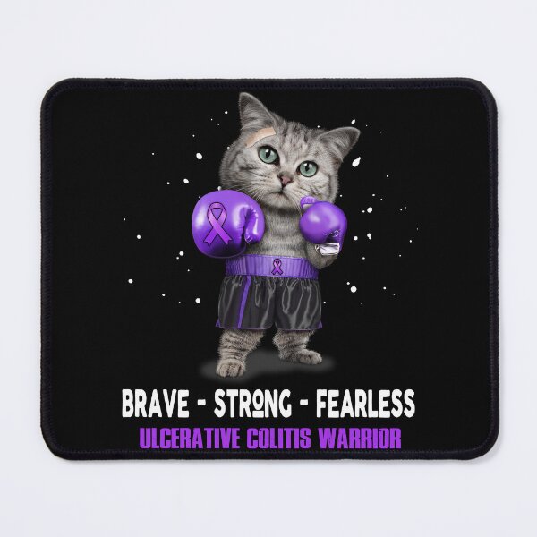 Item preview, Ulcerative Colitis Warrior - BRAVE STRONG FEARLESS designed and sold by Berriosly.