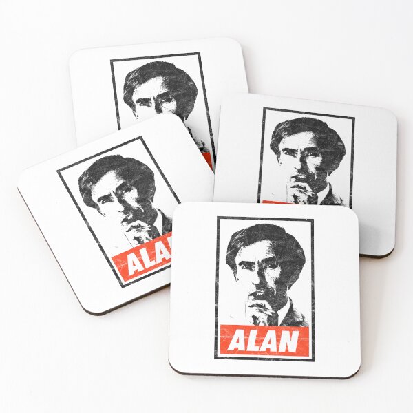 Item preview, Alan - White Distressed Look designed and sold by risible.