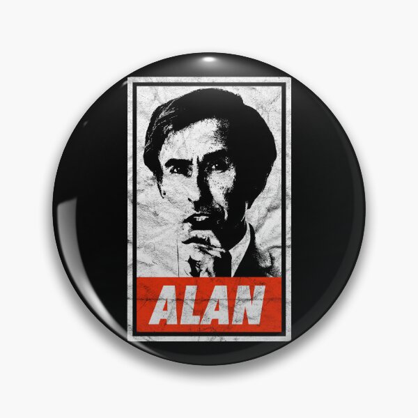 Item preview, Alan - Black Distressed Look designed and sold by risible.