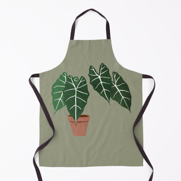 Item preview, alocasia amazonica interior plant sage green designed and sold by alienrabbit.