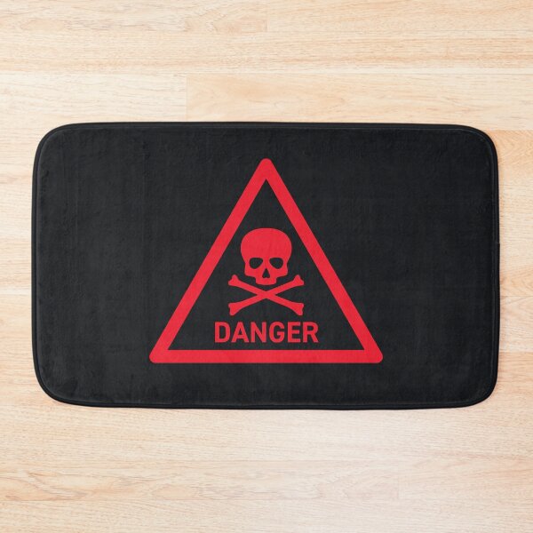 Item preview, Danger Safety Warning Sign Triangle With Text Black designed and sold by VoodooCircus.
