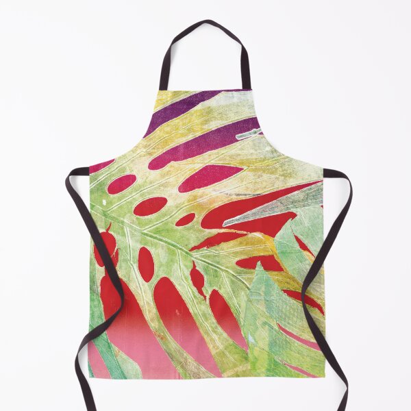 Item preview, Maui Monoprint: Red-purple Monstera designed and sold by JWylie17.