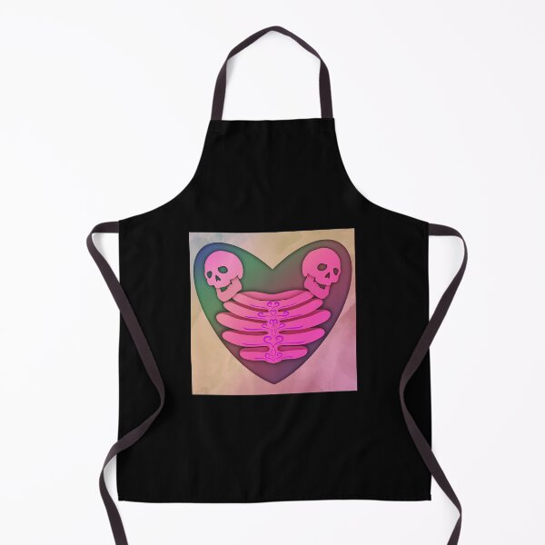 Item preview, Original Artwork Two Neon Skeletons in Love Rainbow designed and sold by marie-inks.