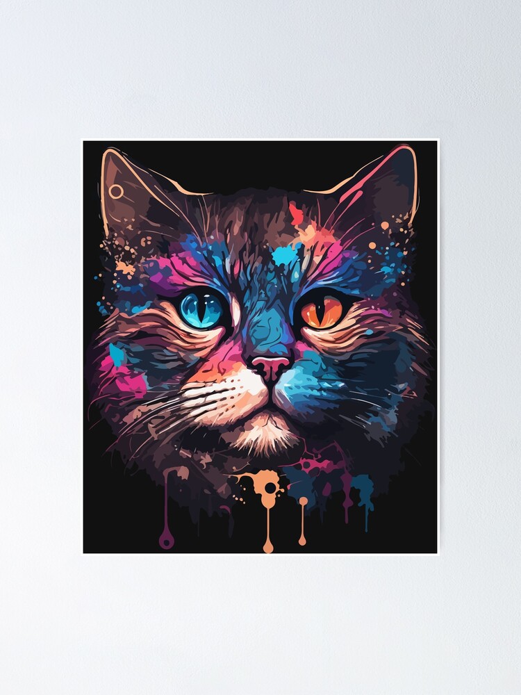 Lindo gato carpintero vector mascota ilustración