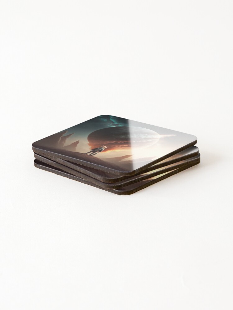 Thumbnail 4 of 5, Coasters (Set of 4), Explorer designed and sold by InverseReaction.
