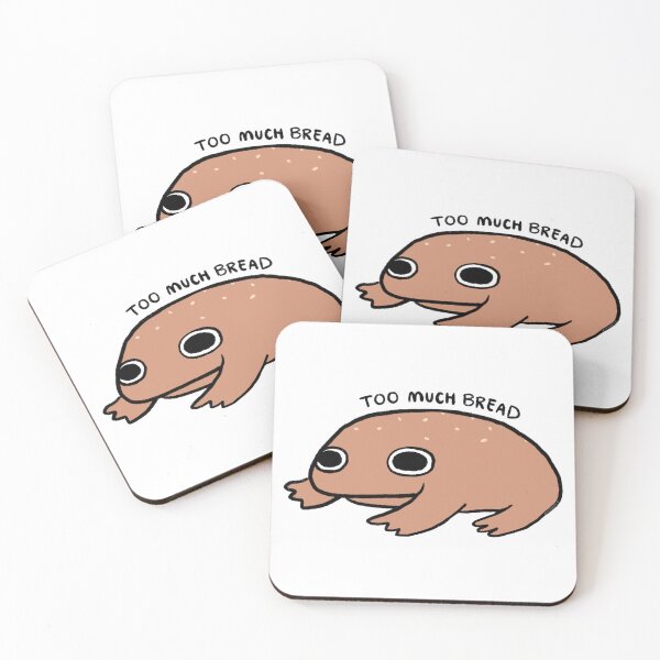 Item preview, Too Much Bread | Bread Frog (with little sesame seeds!) designed and sold by iristocat.