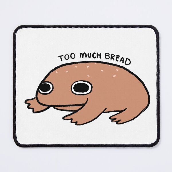 Item preview, Too Much Bread | Bread Frog (with little sesame seeds!) designed and sold by iristocat.