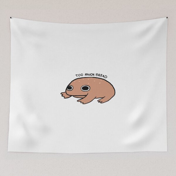 Item preview, Too Much Bread | Bread Frog (with little sesame seeds!) designed and sold by iristocat.