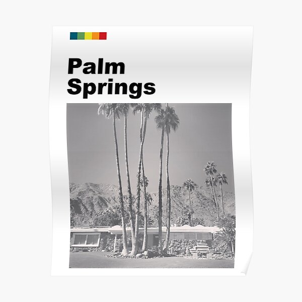 Palm Springs Litho Poster