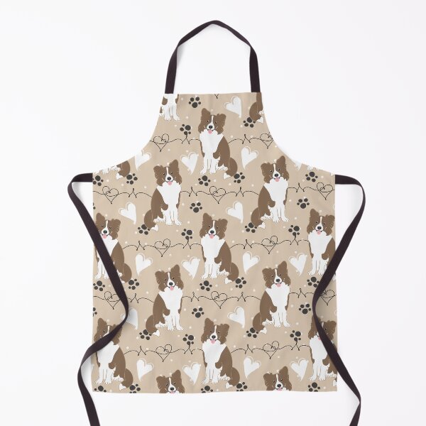 Item preview, LOVE Chocolate Border Collie designed and sold by Lulupainting.