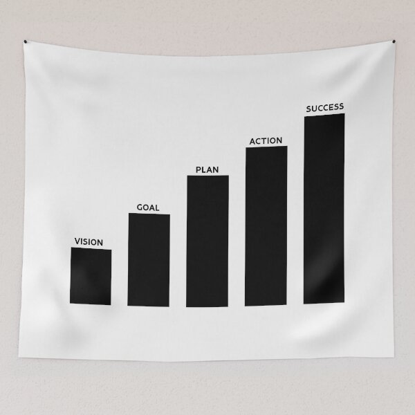 Item preview, T shirt and sticer - VISION GOAL PLAN ACTION SUCCESS designed and sold by Billium Halder.