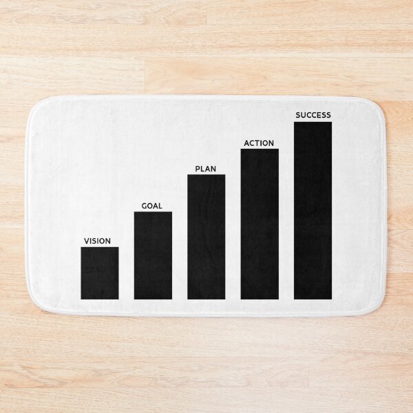 Item preview, T shirt and sticer - VISION GOAL PLAN ACTION SUCCESS designed and sold by Billium Halder.