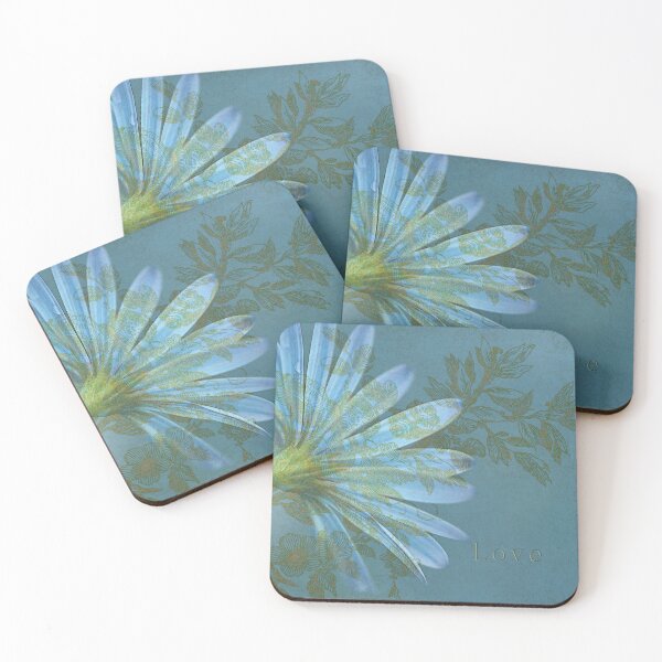 Item preview, Daisy In Love Golden Blue designed and sold by Joy Watson - Natural Light Photography .