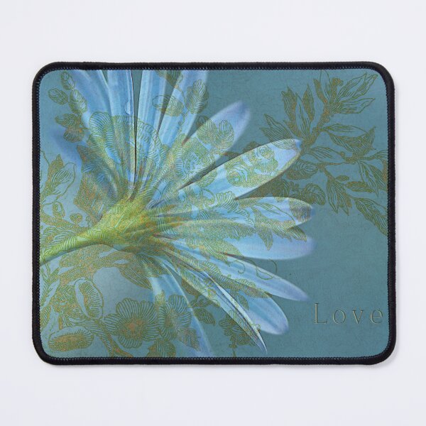 Item preview, Daisy In Love Golden Blue designed and sold by Joy Watson - Natural Light Photography .