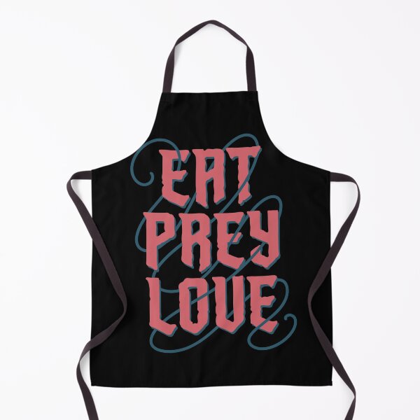 Artikelvorschau, Eat Prey Love (Retro-Rot) entworfen und verkauft von spookyhobbit.