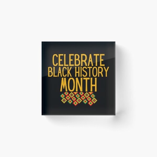 Item preview, Celebrate Black History Month Slogan Text Design designed and sold by EarthArtDesigns.