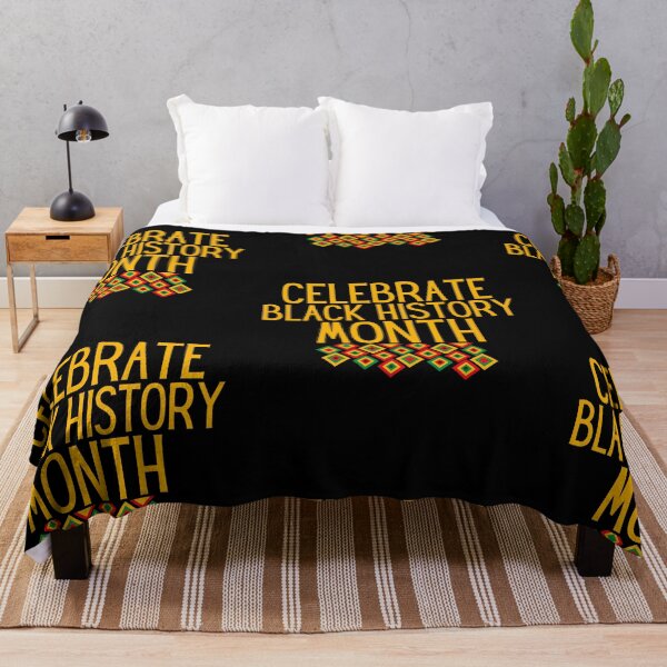 Item preview, Celebrate Black History Month Slogan Text Design designed and sold by EarthArtDesigns.