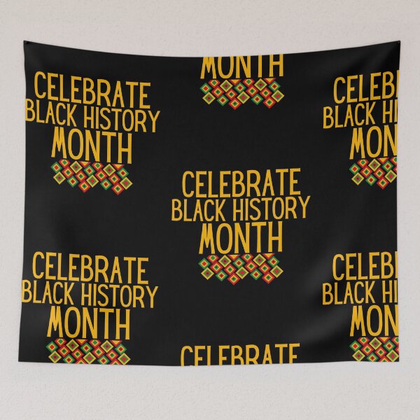 Item preview, Celebrate Black History Month Slogan Text Design designed and sold by EarthArtDesigns.