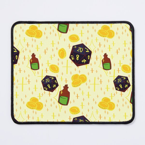 Item preview, RPG Gold, Drinks & Dice Pattern designed and sold by farofael.