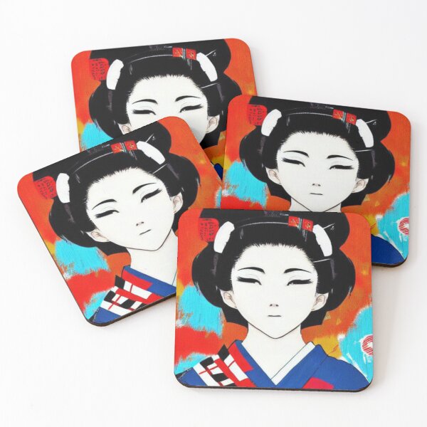 Artikelvorschau, KI Anime Geisha Samurai Mädchen | KI-Kunst entworfen und verkauft von itzbart.