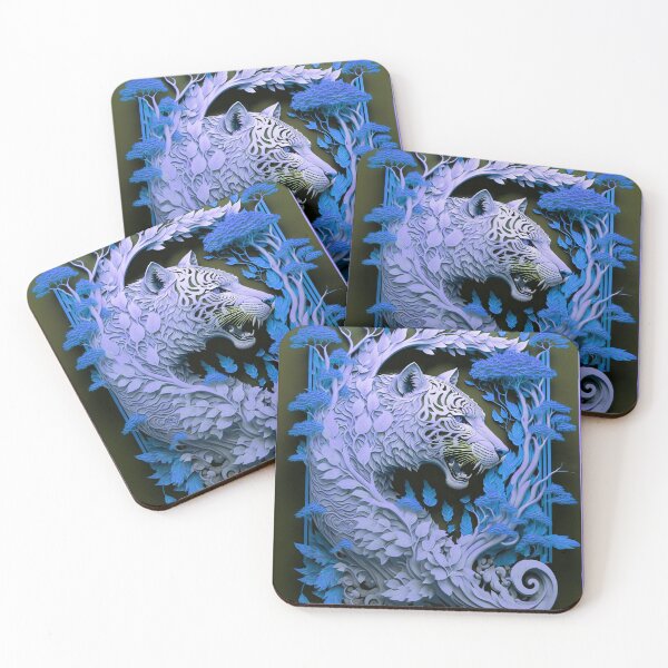Item preview, Quilling Animal tiger Paper  cut Style designed and sold by PhiloSophyEye.