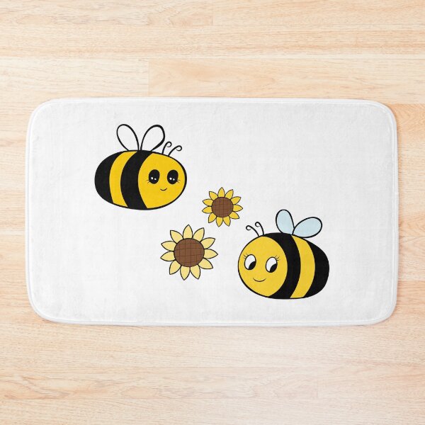 Item preview, Flying Bumble Bees | honey bees and sunflowers designed and sold by DesignsByMadiha.