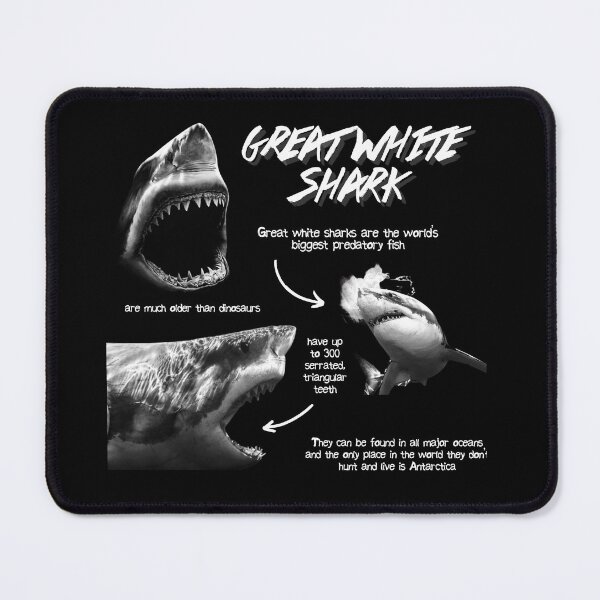 Item preview, Great White Shark Fun Facts designed and sold by KyleNesas.