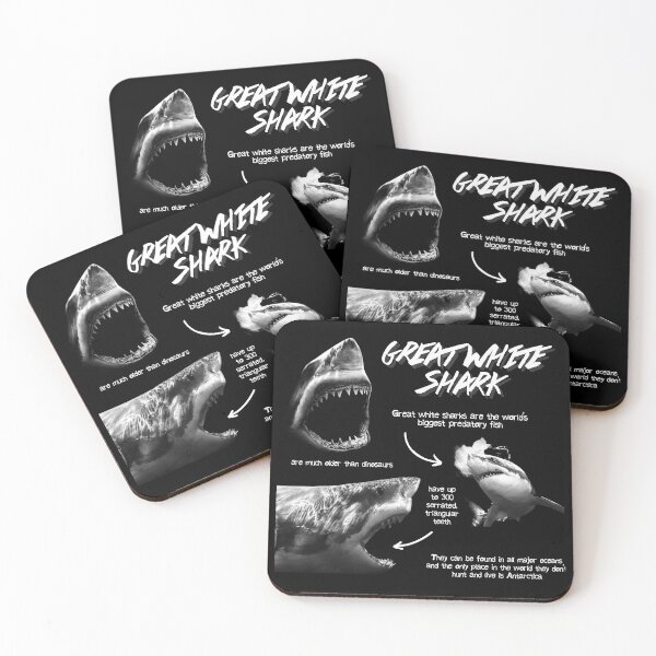 Item preview, Great White Shark Fun Facts designed and sold by KyleNesas.