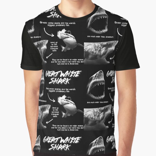 Item preview, Great White Shark Fun Facts designed and sold by KyleNesas.
