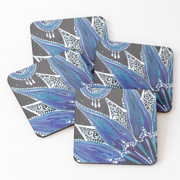 Item preview, Blue Mandala Fan designed and sold by Stasia89.