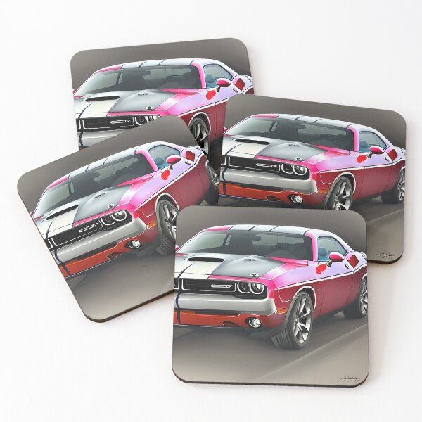 Item preview, American sports car, muscle car, red, V8 engine, classic designed and sold by pixelatedworld.