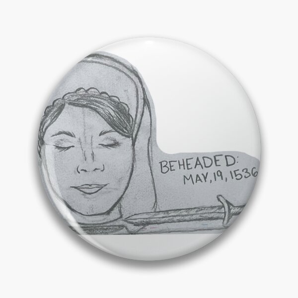 Item preview, Anne Boleyn beheaded historical portrait six wives designed and sold by flegnerkaylee.