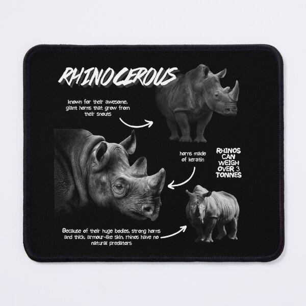 Item preview, Rhinocerous Fun Facts designed and sold by KyleNesas.