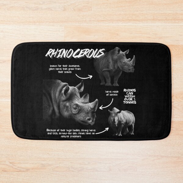 Item preview, Rhinocerous Fun Facts designed and sold by KyleNesas.