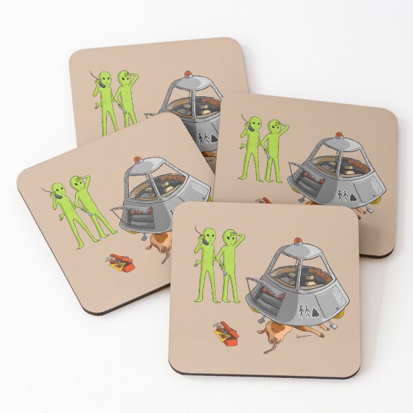 Item preview, Aliens and Their UFO doing the UFO thing designed and sold by doteau.