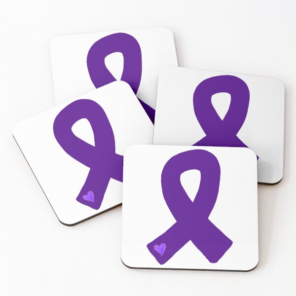 Item preview, purple awareness ribbon designed and sold by clairelapat.