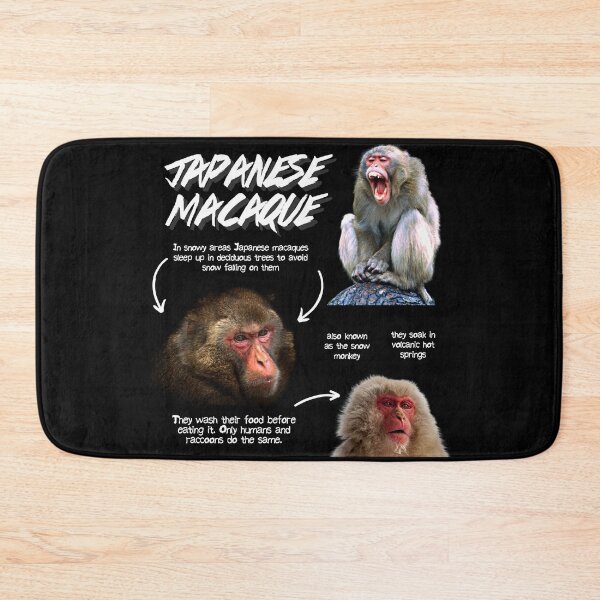 Item preview, Japanese Macaque Fun Facts designed and sold by KyleNesas.