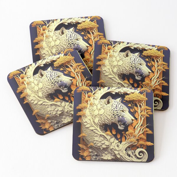 Item preview, Quilling Animal tiger Paper  cut Style designed and sold by PhiloSophyEye.