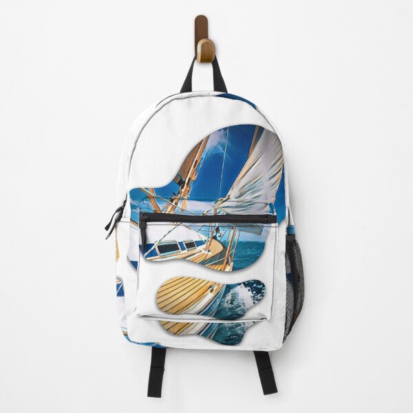 Item preview, Just Sail Print. For a sailor, for an ocean lover, for a sailing lover. designed and sold by Wentoo.