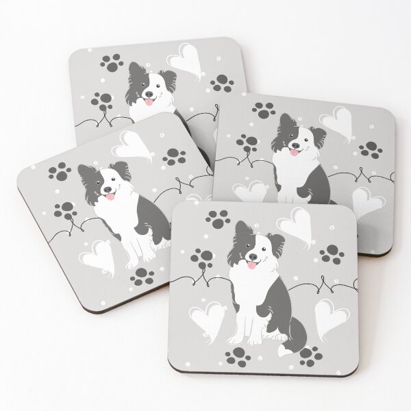 Item preview, LOVE Border Collie - Black and White 4 designed and sold by Lulupainting.