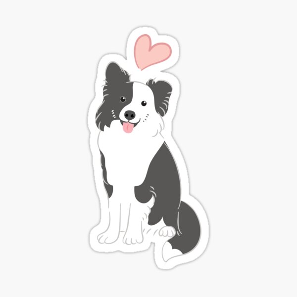 Item preview, LOVE Border Collie - Black and White 4 designed and sold by Lulupainting.